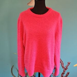 a new day Vibrant Pink Crew Neck Sweater